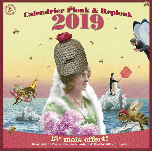 Le Beau Calendrier Plonk & Replonk 2019, en vente dans nos belles boutiques.